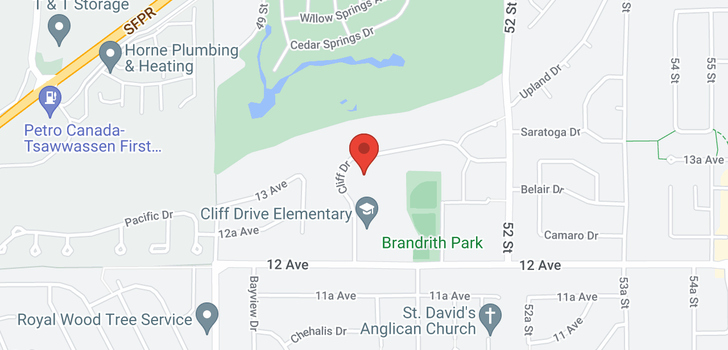 map of 5000 CLIFF DRIVE